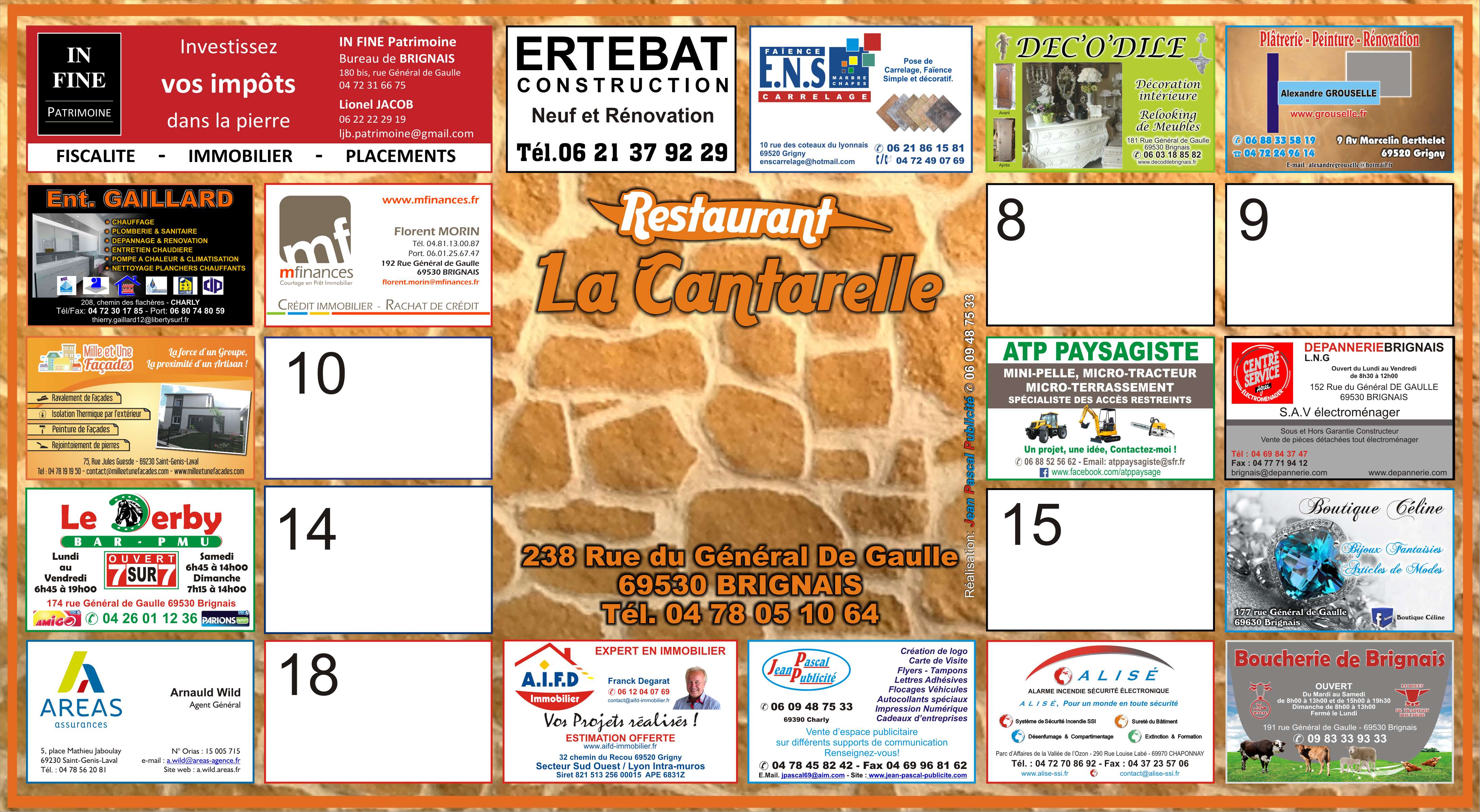 Edition set de table Brasao